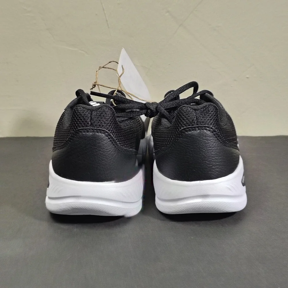 Adidas Sneakers Women 6.5 Black Cloudfoam Flex Laces HQ4960 Mesh Shoes